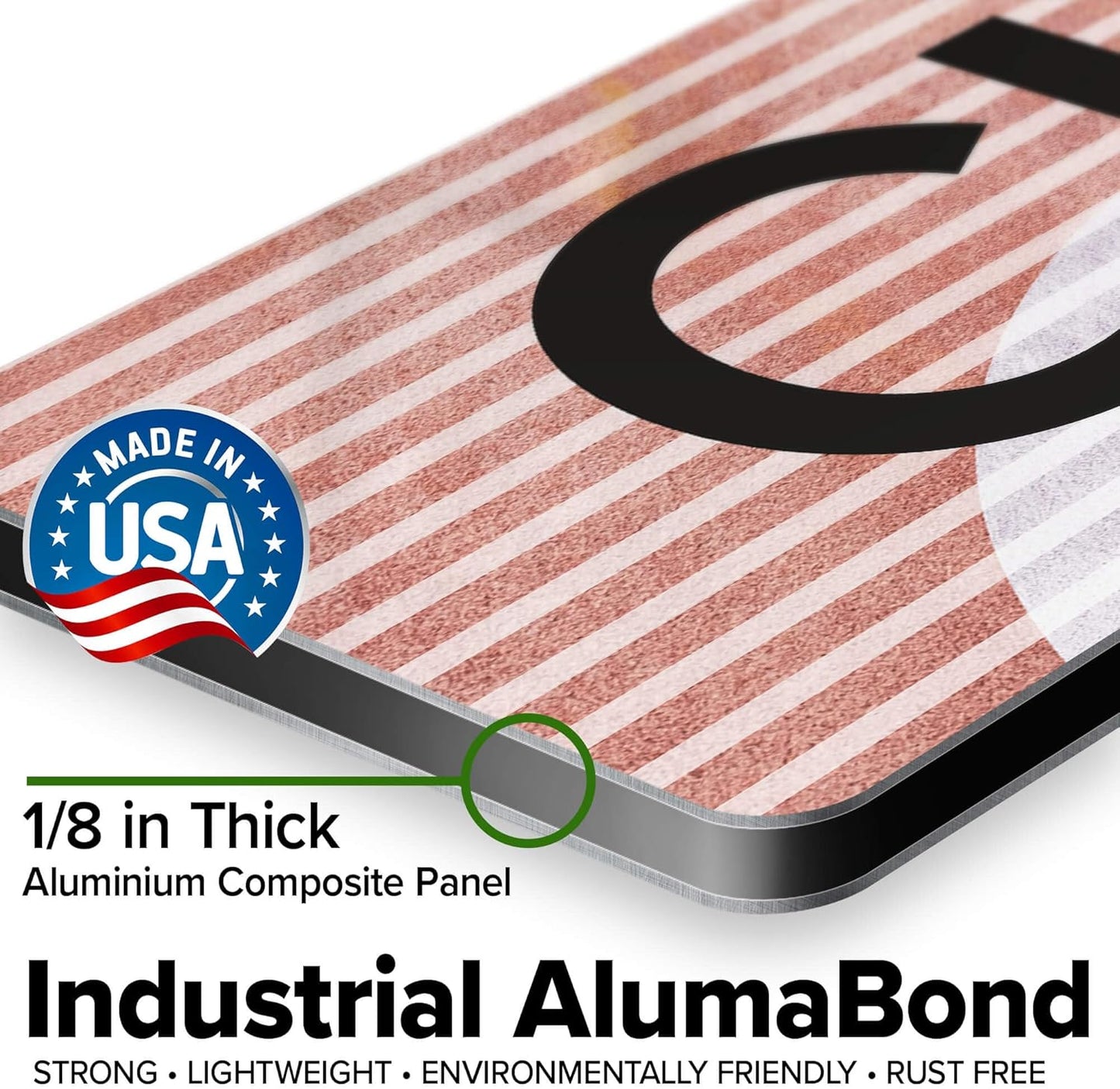 Custom Sign, Custom Street Sign, 11 Font Colors, 13 Font Styles, 4 Hole Options, 22 Sizes, 6x36 Inches, Rust Free DiBound, Fade Resistant, Made in USA by My Sign Center (Mid-Century Modern 1)