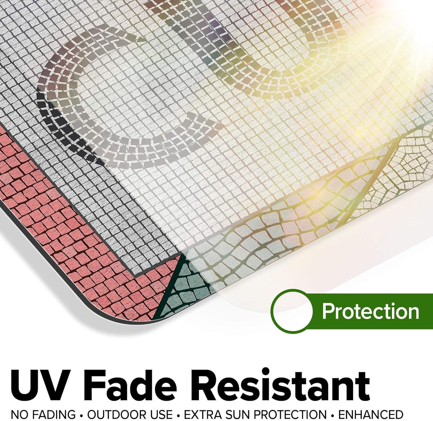 Custom Sign, Custom Street Sign, 11 Font Colors, 13 Font Styles, 4 Hole Options, 22 Sizes, 8x32 Inches, Rust Free DiBound, Fade Resistant, Made in USA by My Sign Center (Fauxsaic 2)