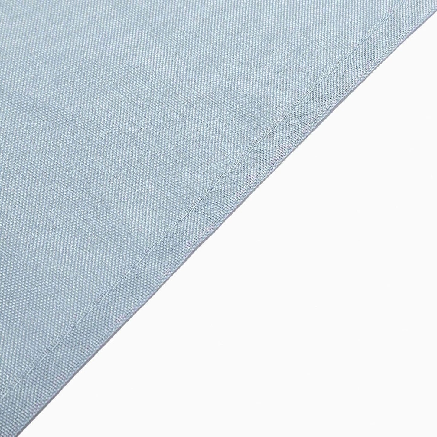 Efavormart 90" Dusty Blue Wholesale Linens Polyester Square Linen Tablecloth for Kitchen Dining Catering Wedding Birthday Party Events