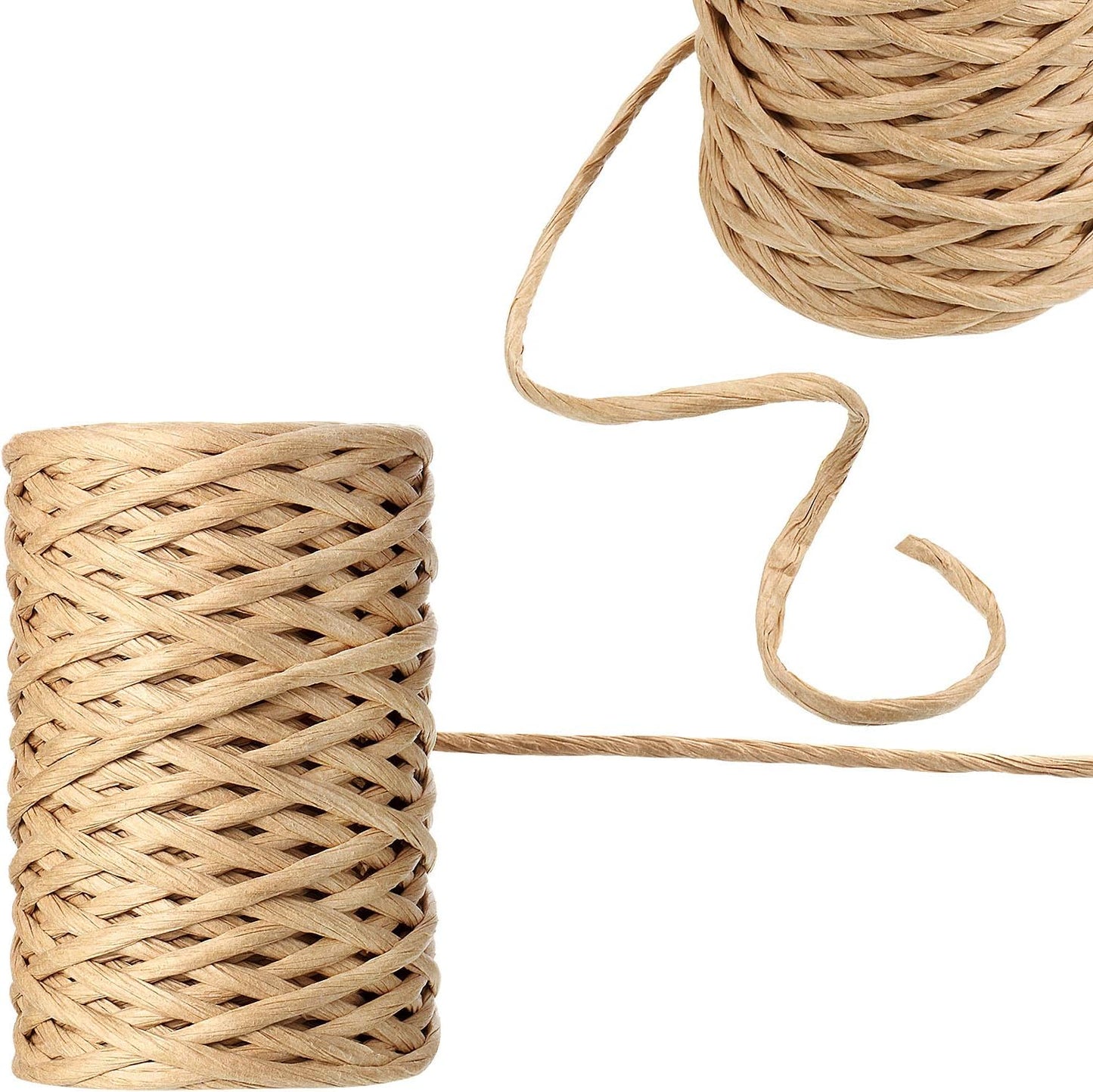 65 Feet Floral Wire Rustic Vine Bind Wire for Craft Wrapping Flower Bouquets(1 Roll,Khaki)