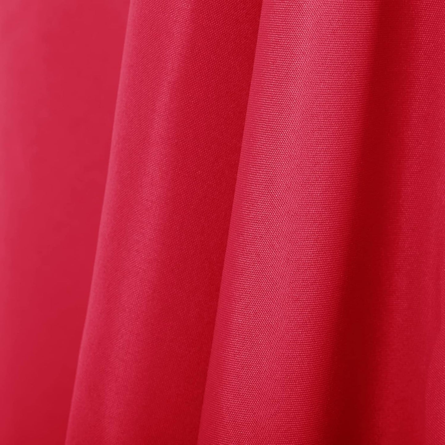 Ascoza 2pack 60x120 Inch Red Rectangular Tablecloth 6 Feet Table Cloth in Polyester Fabric for Wedding/Banquet/Restaurant/Parties