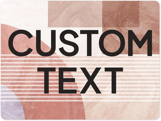 Custom Sign, Custom Street Sign, 11 Font Colors, 13 Font Styles, 4 Hole Options, 22 Sizes, 36x48 Inches, Rust Free DiBound, Fade Resistant, Made in USA by My Sign Center (Mid-Century Modern 1)