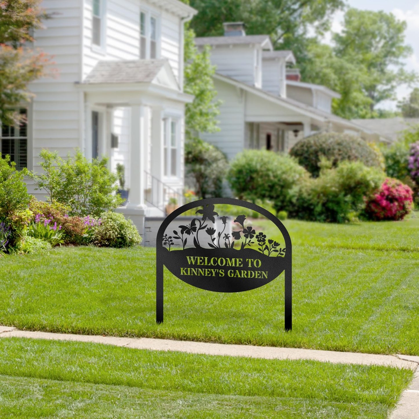 Custom Metal Signs Metal Name Sign Metal Wall Art Split Letter Monogram Wall Decor Metal Wall Art Last Name Sign Family Name Sign Personalized Wedding Gift Fire Pit Sign Outdoor Decor Cabin Sign