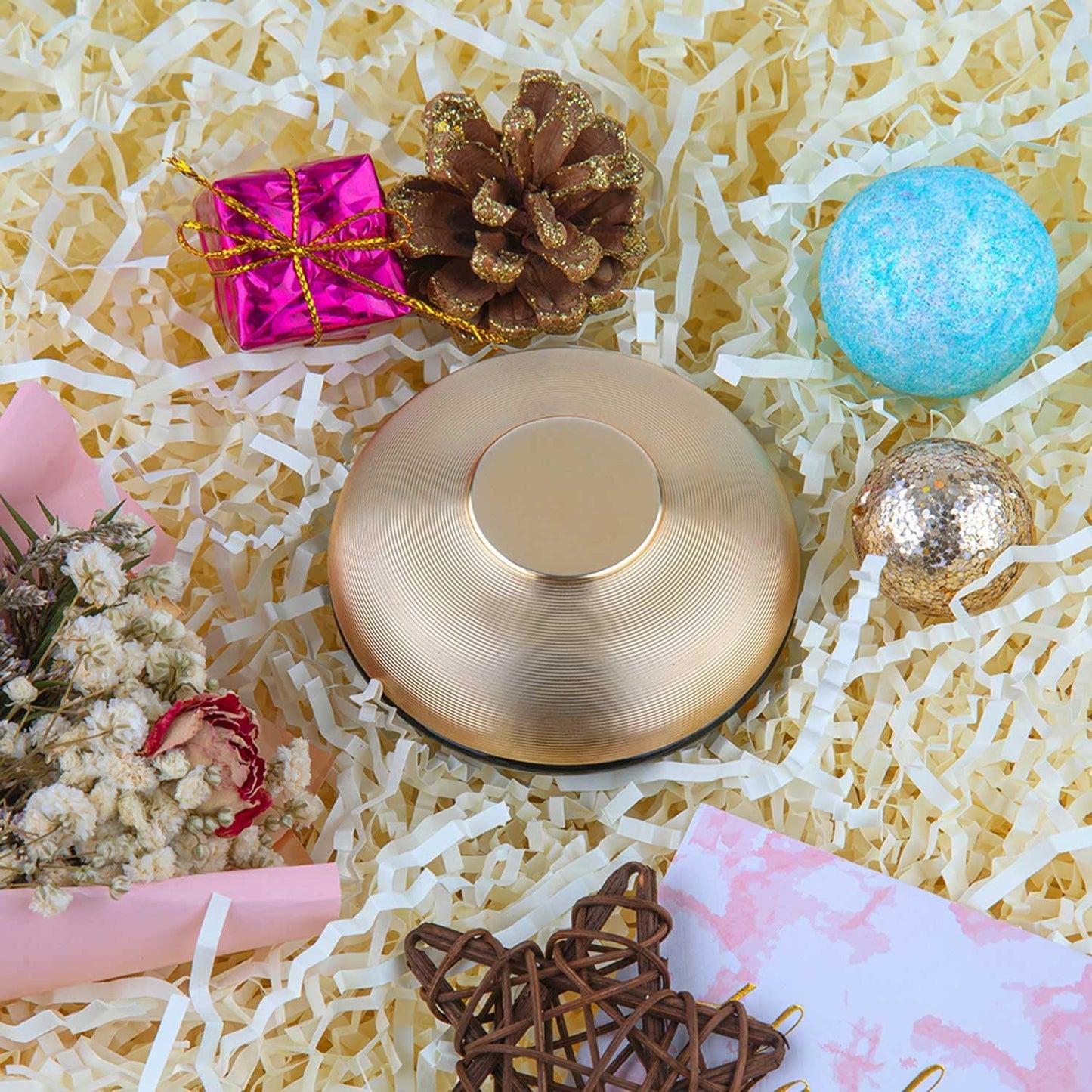 Caleihd Crinkle Cut Paper Grass Cushion Paper Streamer for Christmas Wedding Birthday Bridesmaid Engagement Craft Gift Boxes Bags Filler Decoration 4.5oz Oyster White