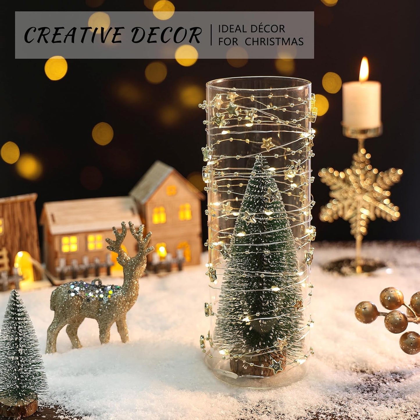 7Pcs Glass Cylinder Vase for Centerpieces 10 Inch Tall Clear Glass Flower Vase Bulk, Glass Hurricane Candle Holder Floral Vases for Table, Floating Candle Vases for Wedding Home Décor