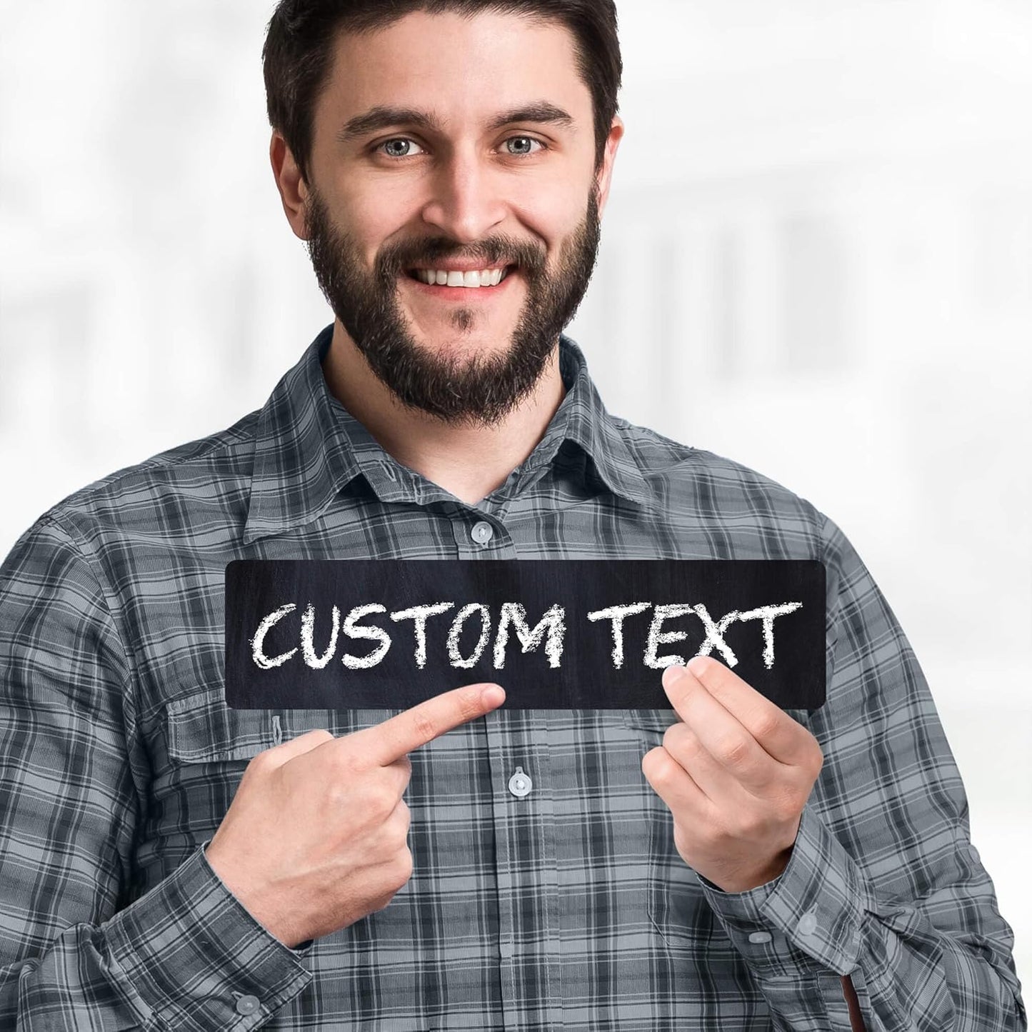 Custom Sign, Custom Street Sign, 11 Font Colors, 13 Font Styles, 4 Hole Options, 22 Sizes, 3x12 Inches, Rust Free DiBound, Fade Resistant, Made in USA by My Sign Center (Chalkboard Black)