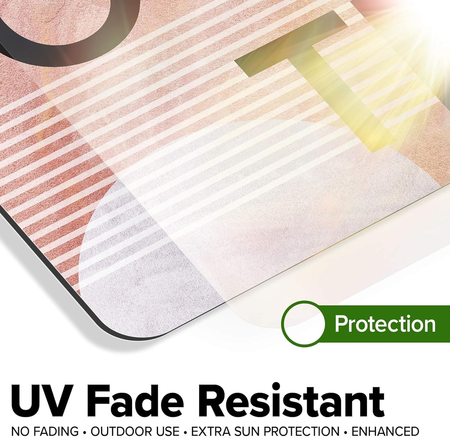 Custom Sign, Custom Street Sign, 11 Font Colors, 13 Font Styles, 4 Hole Options, 22 Sizes, 9x18 Inches, Rust Free DiBound, Fade Resistant, Made in USA by My Sign Center (Mid-Century Modern 1)