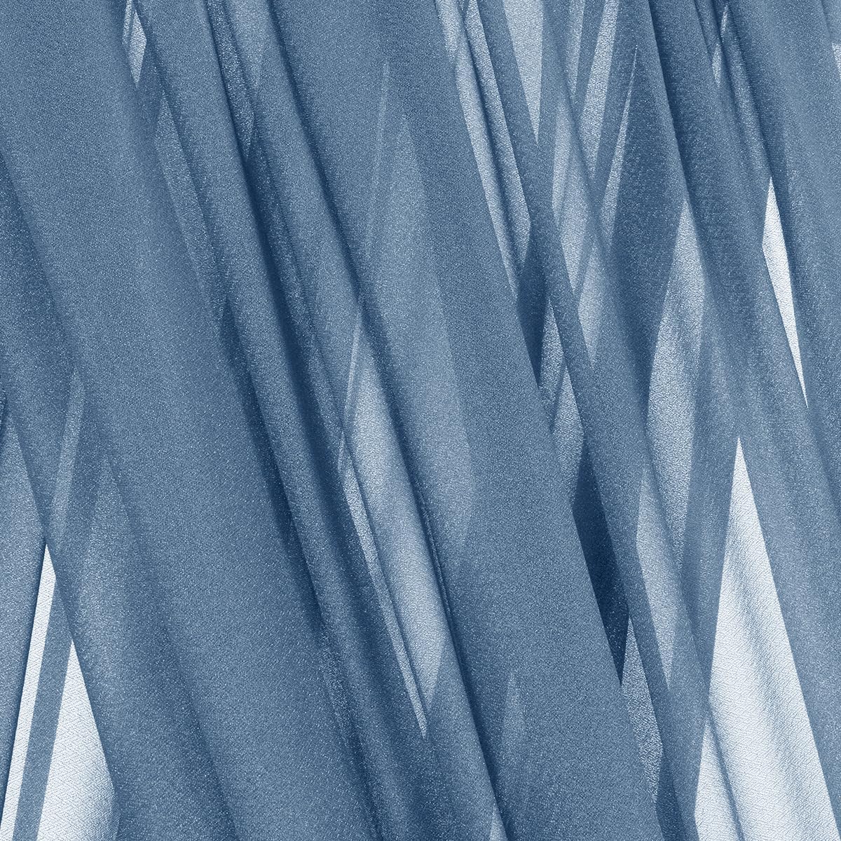 Dusty Blue Fall Elegant Arch Draping Fabric Outdoor 1 Panel 29" × 20Ft Sheer Chiffon Curtain Drapes for Wedding Ceremony Birthday Party Garden Brunch