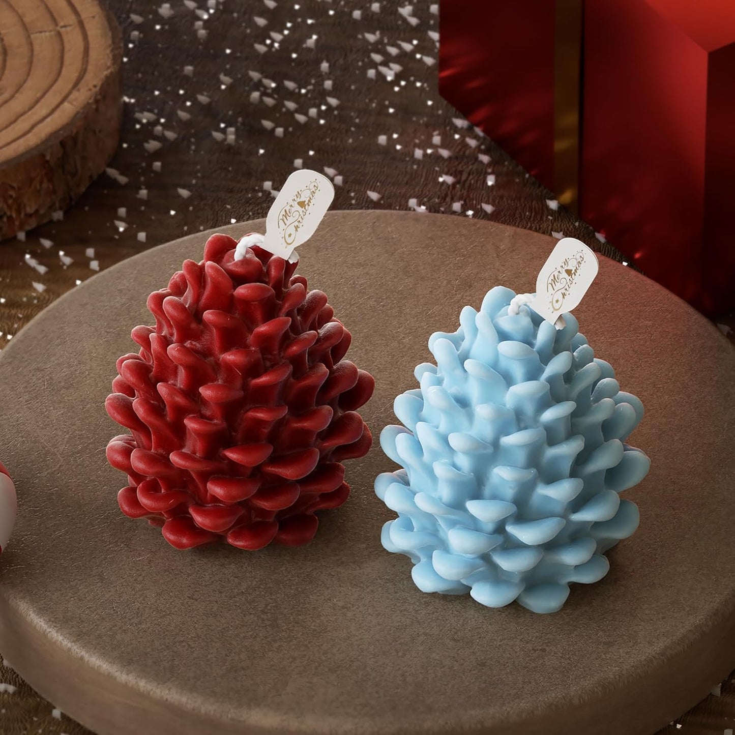 Silicone Pinecone Mold - Silicone Resin Casting Molds for Candle & Resin & Soap Craft Supplies