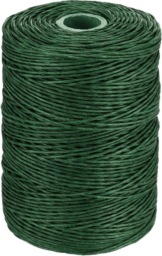 Syhood Floral Vine Bind Wire Rustic Wrapping Wire for Flower Bouquets(Deep Green)