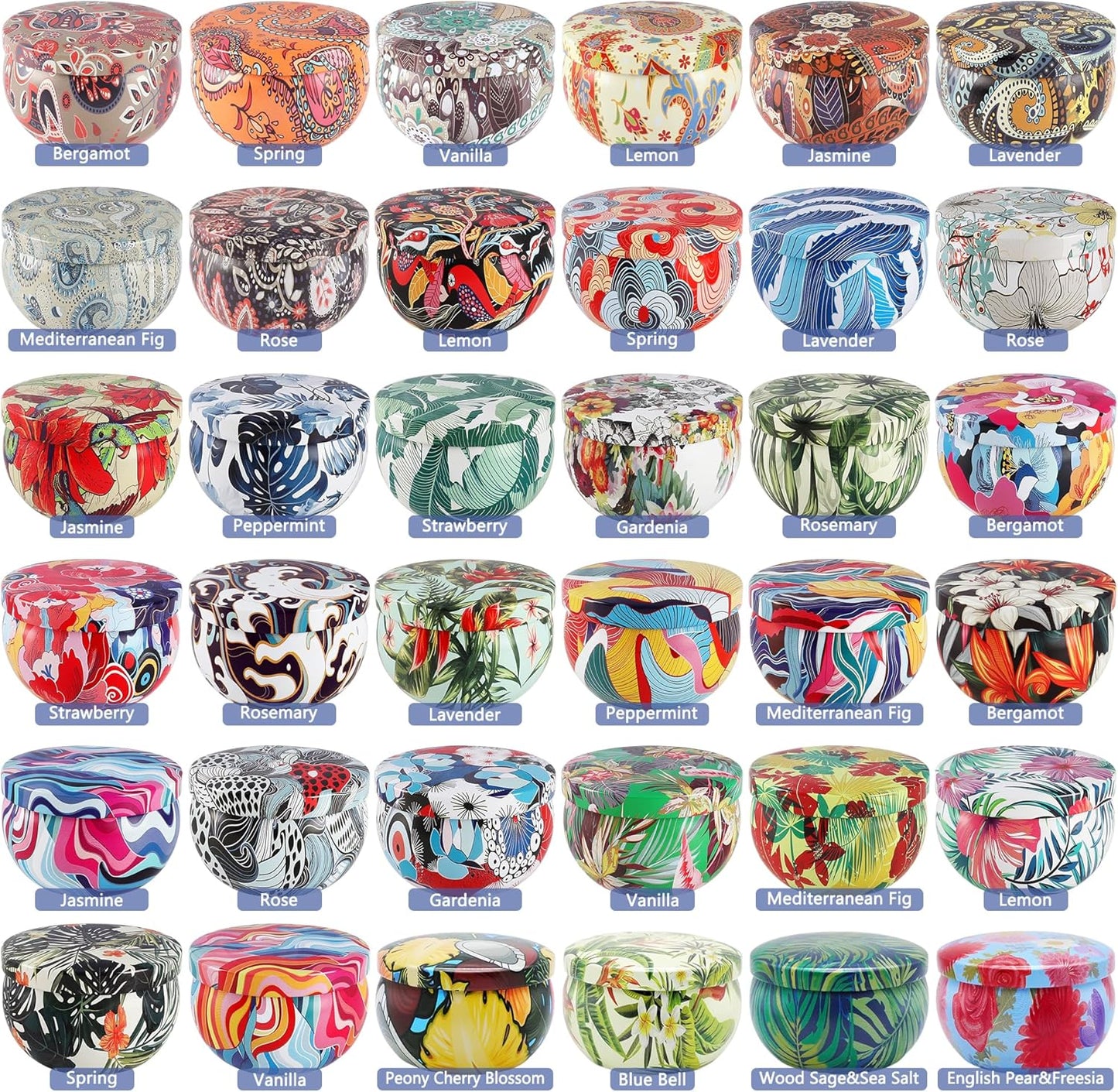 36-Pack Scented Candles Gift Set – 2.5oz Long-Lasting Soy Wax Candles with Essential Oils | Aromatherapy for Relaxation, Stress Relief & Sleep | Home Decor, Gifts for Women, Mom, Wife, Friends