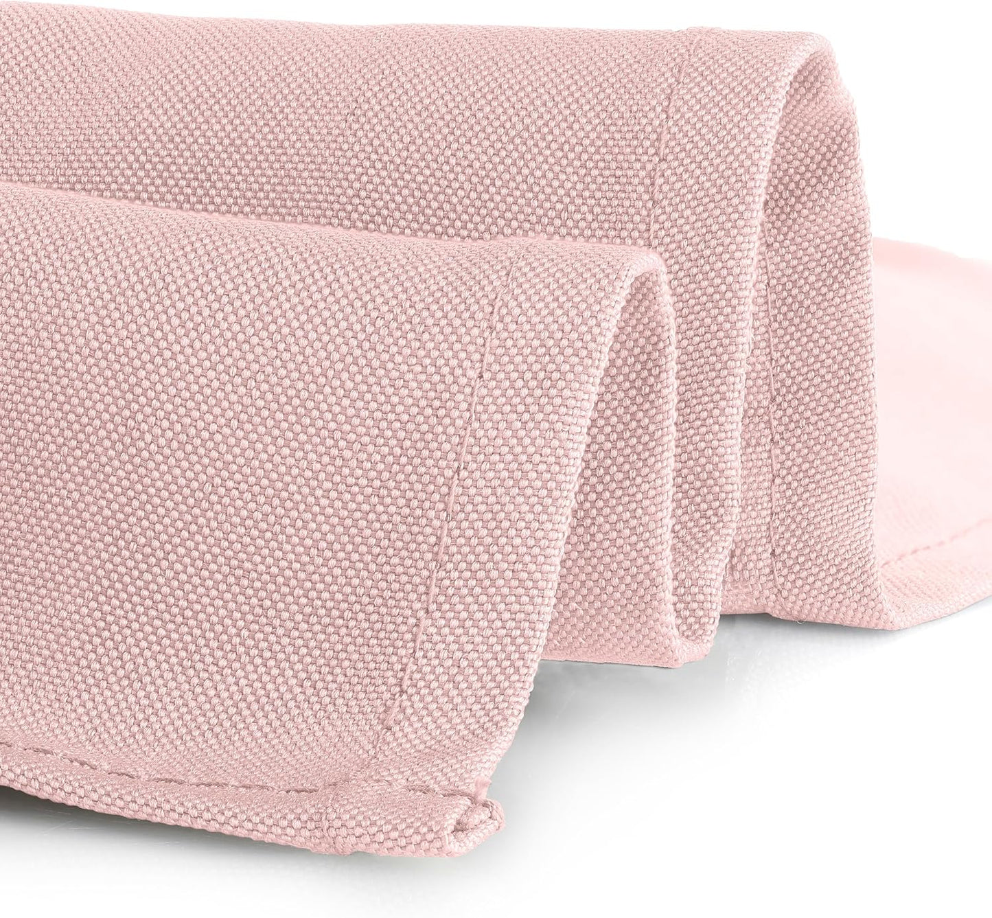 Gee Di Moda Square Tablecloth - 70 x 70 Inch Pink Table Cloth for Medium Square or Round Tables - Heavy Duty Washable Fabric - for Buffet Table, Holiday Party, Dinner, Wedding & Baby Shower