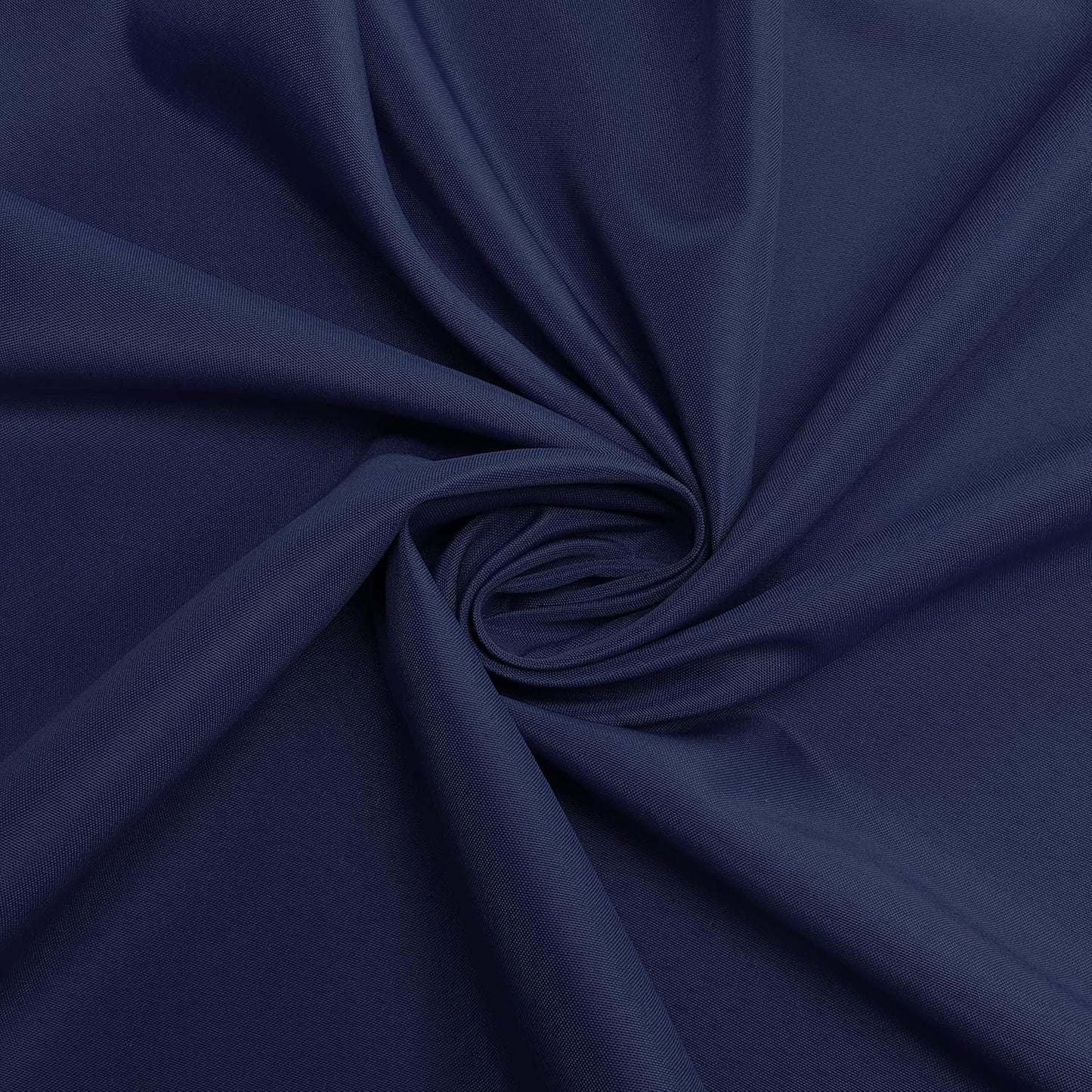 sancua Round Tablecloth - 90 Inch - Water Resistant Spill Proof Washable Polyester Table Cloth Decorative Fabric Table Cover for Dining Tables, Buffet Parties and Camping, Navy