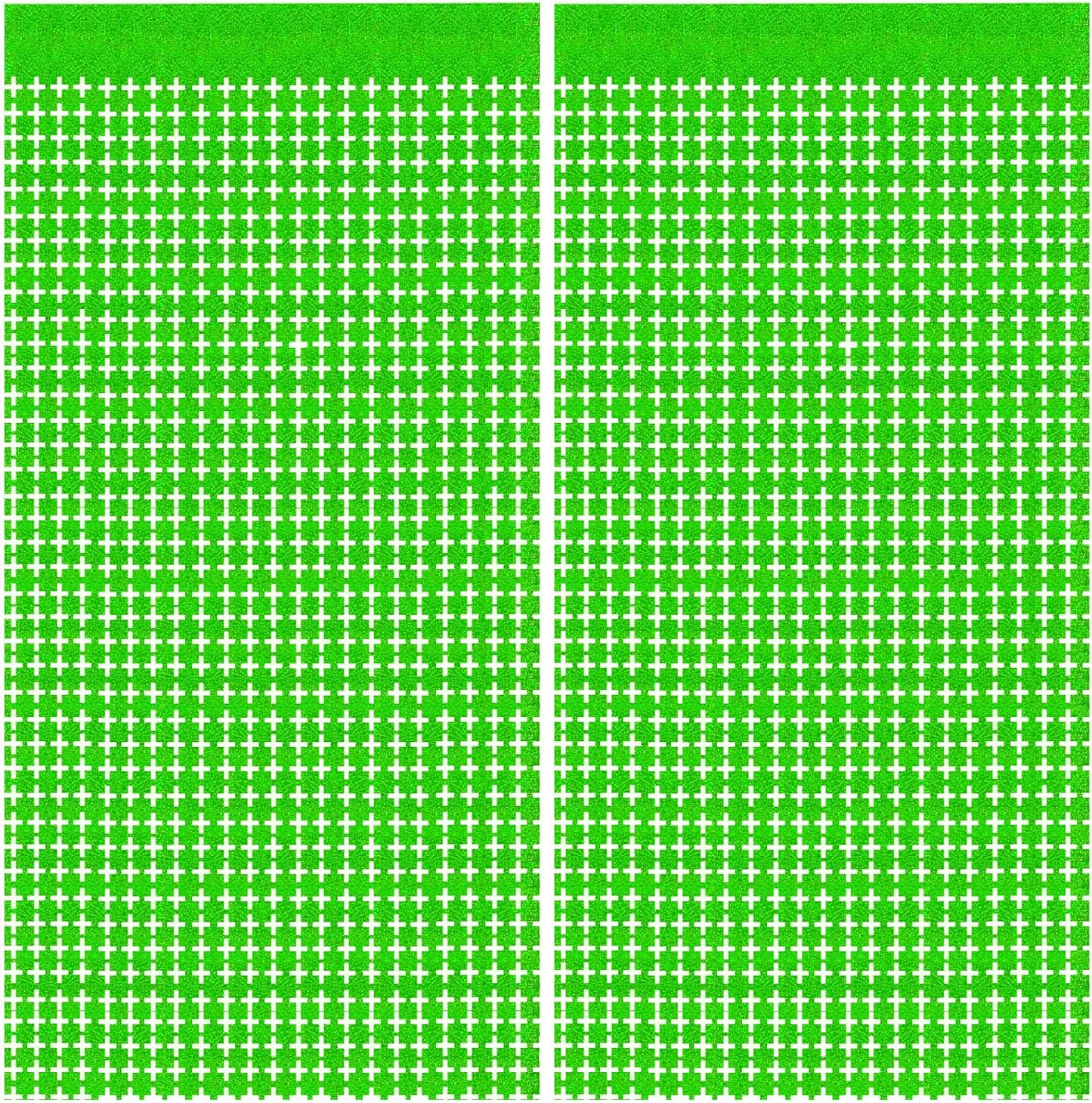 Green Streamers Tinsel Backdrop, Green Foil Fringe Curtain, Birthday Party Decorations, Christmas Decorations, Dinosaur Party Decor, Jungle Theme Decorations, Football Decorations for Party