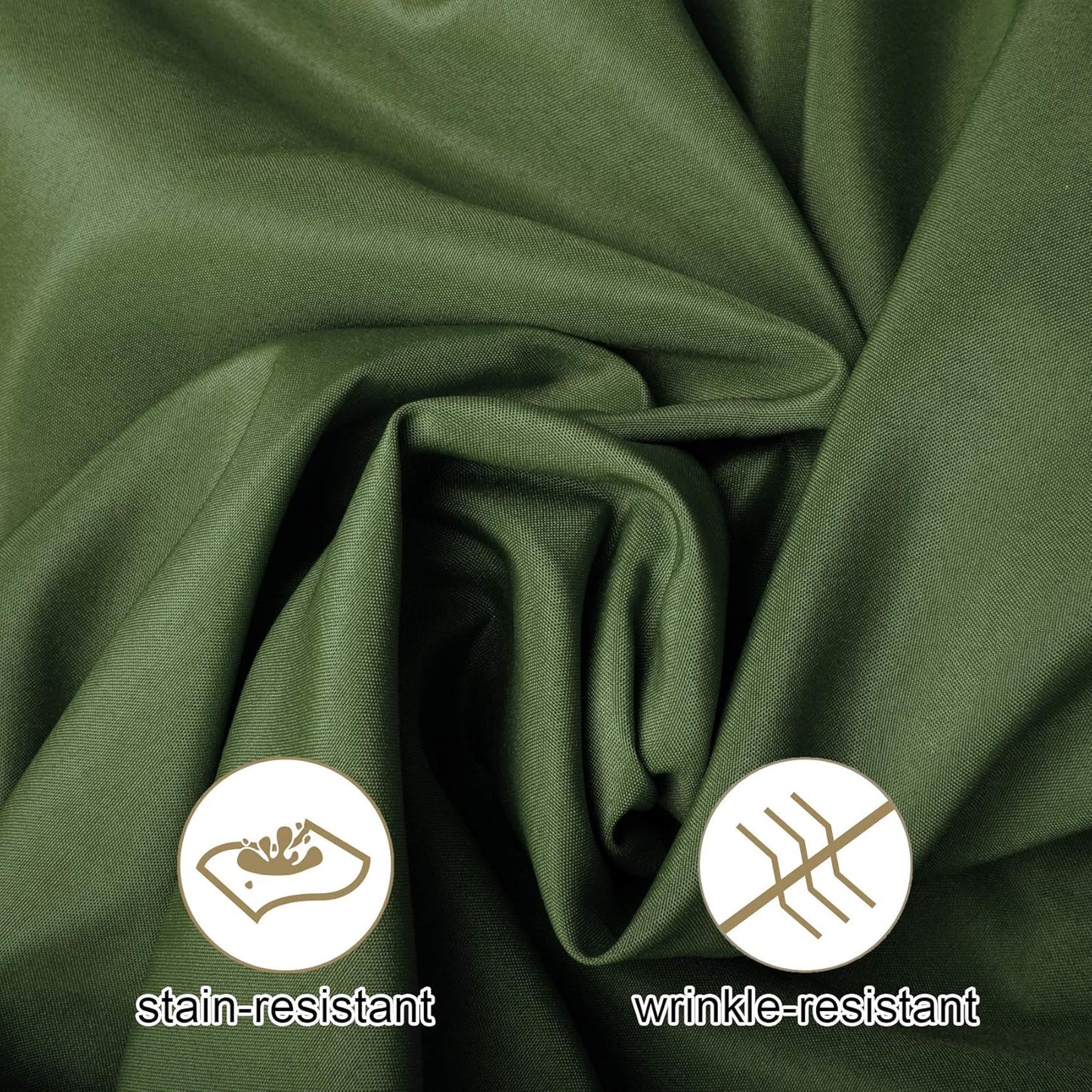 Ascoza 2pack 60x120 Inch Willow Rectangular Tablecloth 6 Feet Table Cloth in Polyester Fabric for Wedding/Banquet/Restaurant/Parties