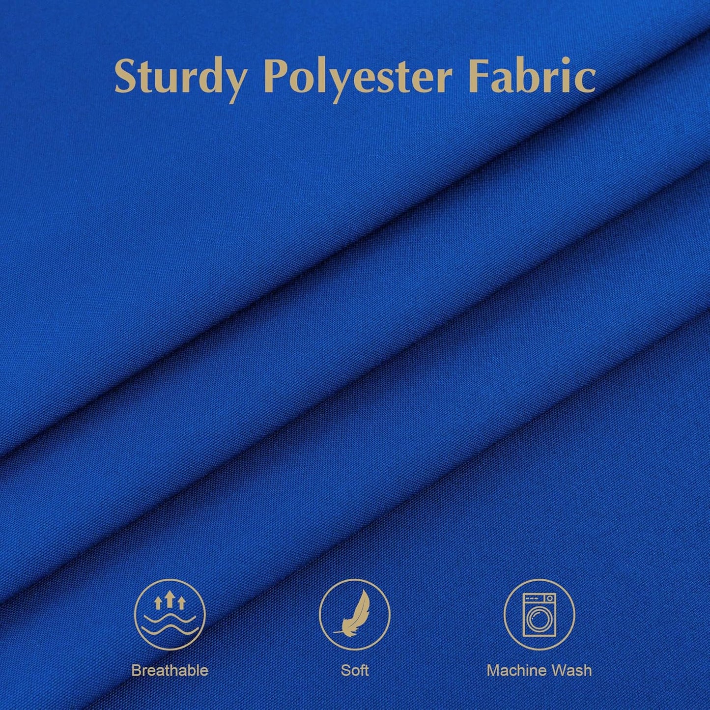 2 Pack Small Square Table Cloth 24X24 Inch Royal Blue Tablecloth Washable Polyester Solid Table Cover for Night Stand End Table Side Table Outdoor Indoor