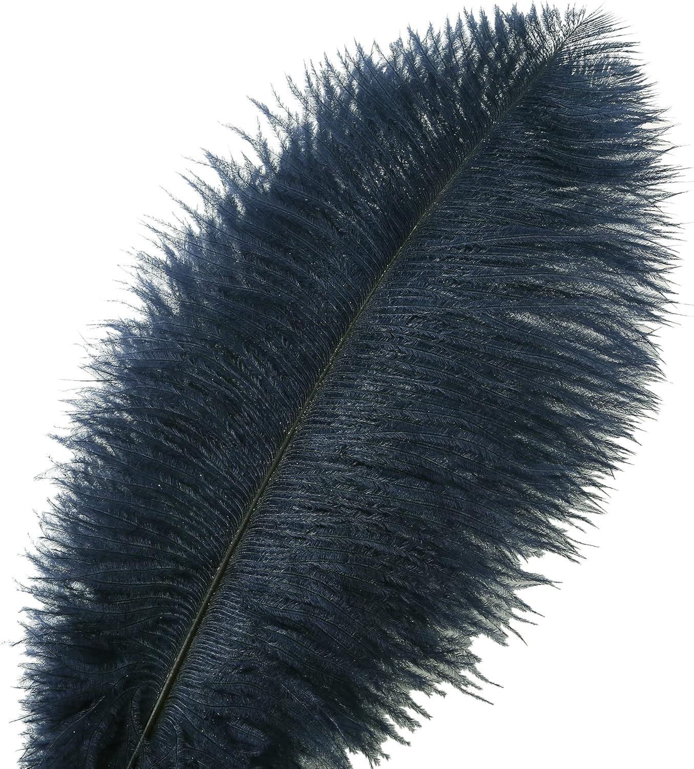 Ballinger Navy Blue Ostrich Feathers Plumes - 24pcs 12-14inch Long Feathers for Wedding Party Centerpieces Halloween Decorations