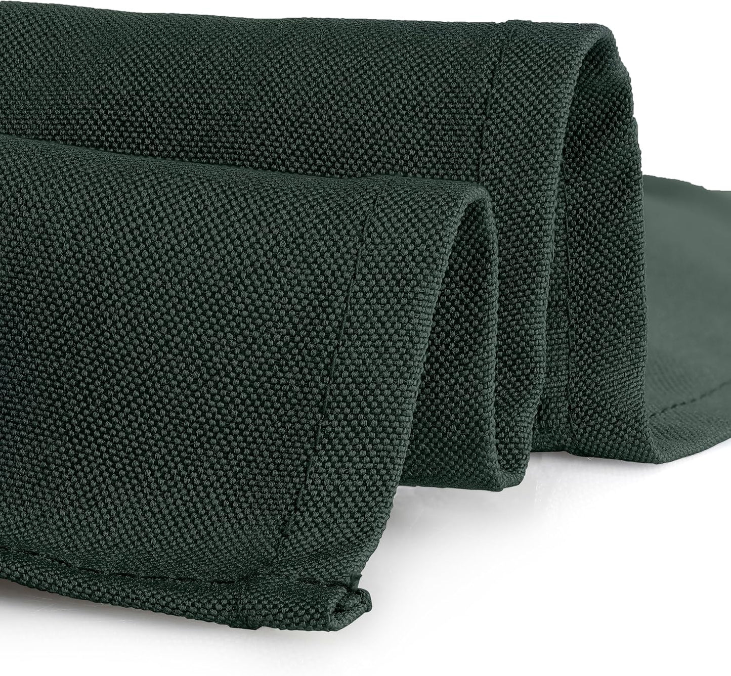 Gee Di Moda Square Tablecloth - 70 x 70 Inch Hunter Green Table Cloth for Medium Square or Round Tables - Heavy Duty Washable Fabric - for Buffet Table, Holiday Party, Dinner, Wedding & Baby Shower