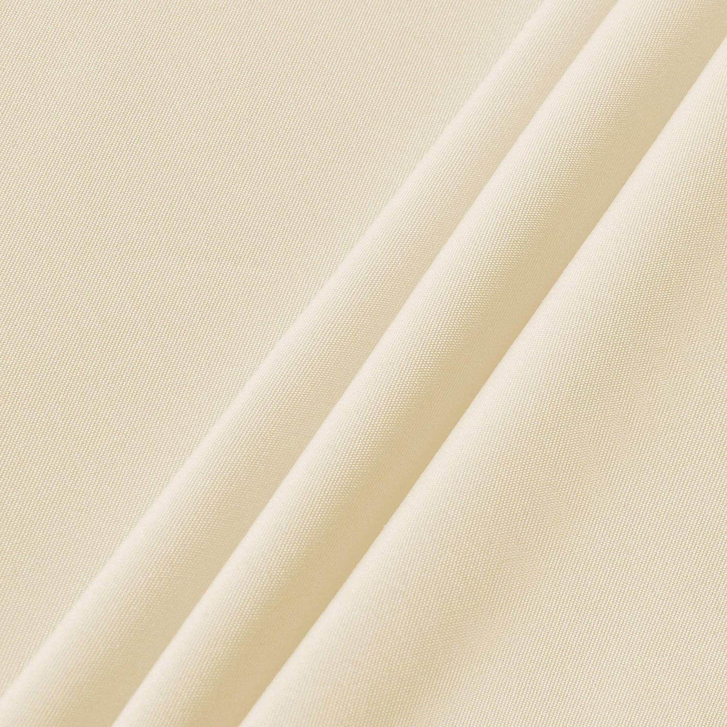 sancua 70 Inch Round Tablecloth (Fits 24-58 Inch Tables), Water Resistant Spill Proof Washable Polyester Table Cloth Decorative Fabric Table Cover for Dining, Buffet Parties and Camping, Beige