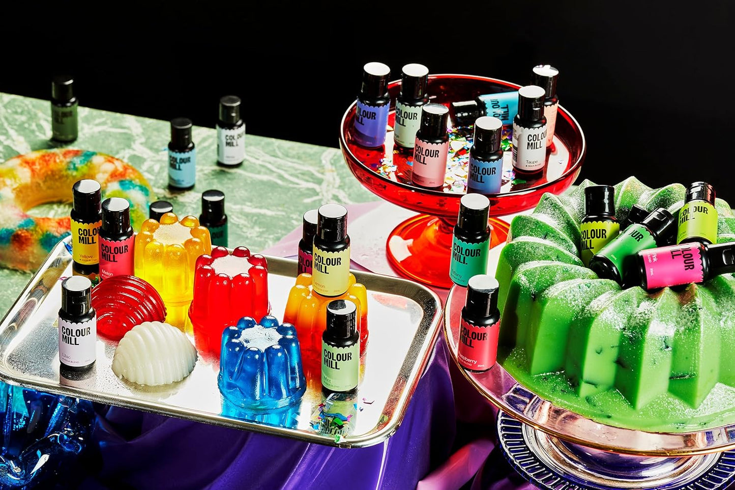 Colour Mill Aqua Blend Water-Based Food Coloring, 20 Milliliters Dusk