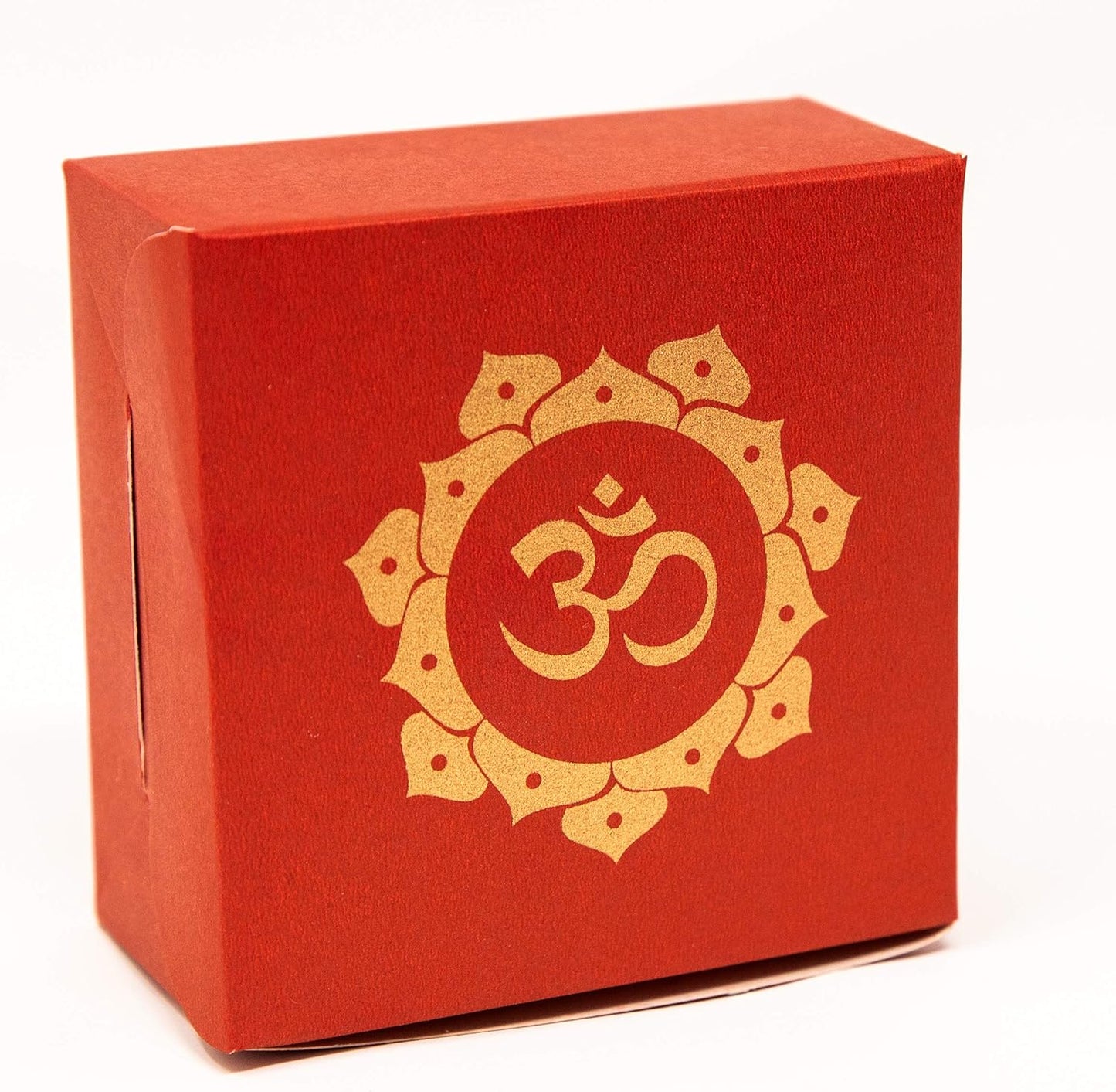 Om Printed Colorful Paper Sweet Boxes for Indian sweets, Cookies, Goodies, Mithai, Candy, Gift boxes Handmade Bulk Mithai box, Favor boxes for wedding, Pooja, 2.95x2.95x1.37 Inch (Pack of 8)