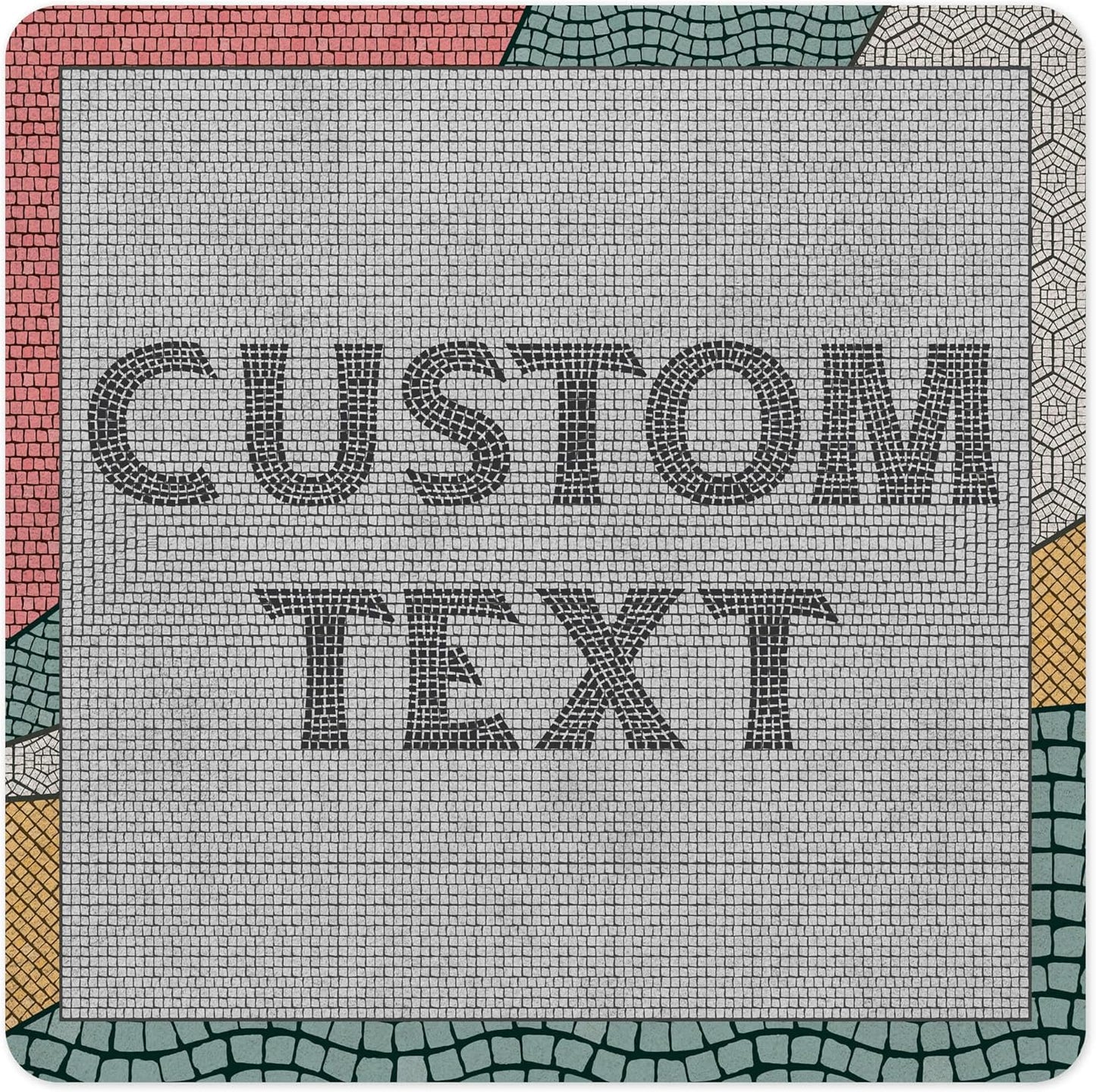 Custom Sign, Custom Street Sign, 11 Font Colors, 13 Font Styles, 4 Hole Options, 22 Sizes, 30x30 Inches, Rust Free DiBound, Fade Resistant, Made in USA by My Sign Center (Fauxsaic 2)