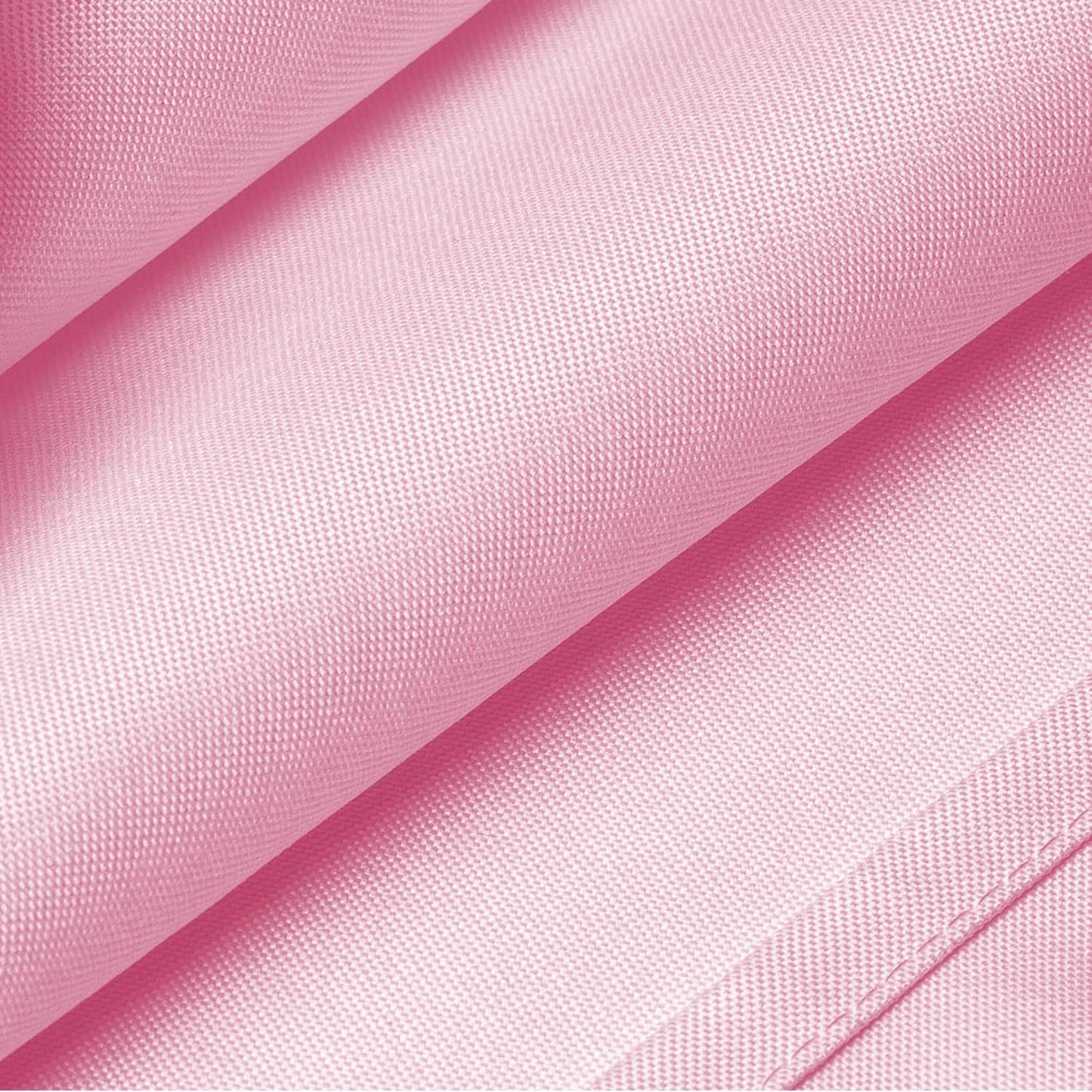 Lann's Linens - 10 Premium 132" Round Tablecloths for Wedding/Banquet/Restaurant - Polyester Fabric Table Cloths - Pink