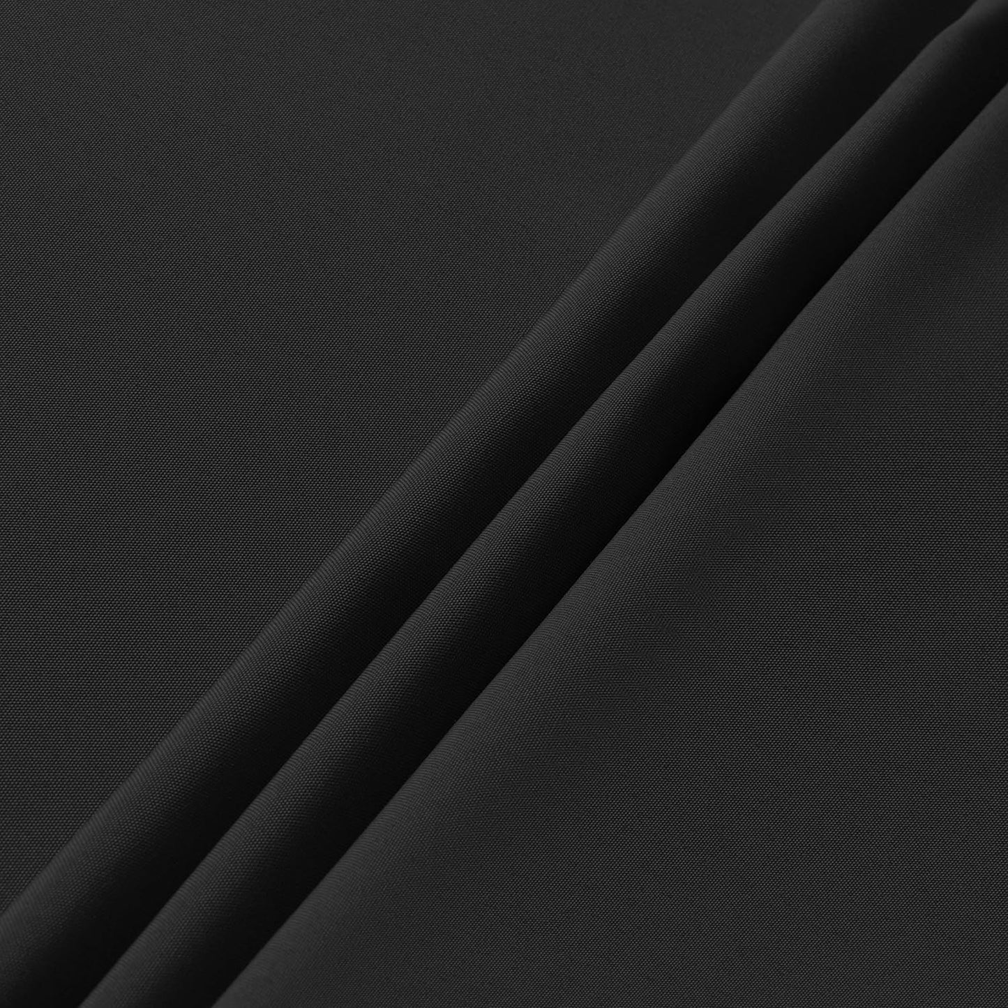 sancua Round Tablecloth - 108 Inch - Water Resistant Spill Proof Washable Polyester Table Cloth Decorative Fabric Table Cover for Dining Tables, Buffet Parties and Camping, Black