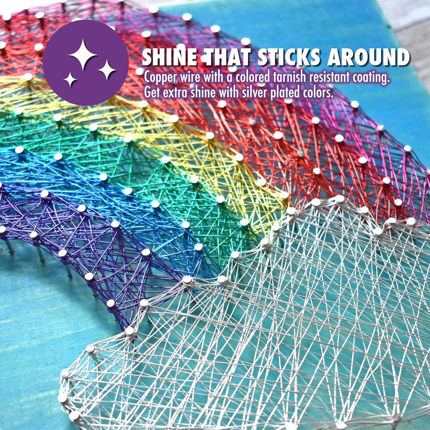 Artistic Wire, 22 Gauge Tarnish Resistant Colored Copper Craft Wire, Red, 15 yd