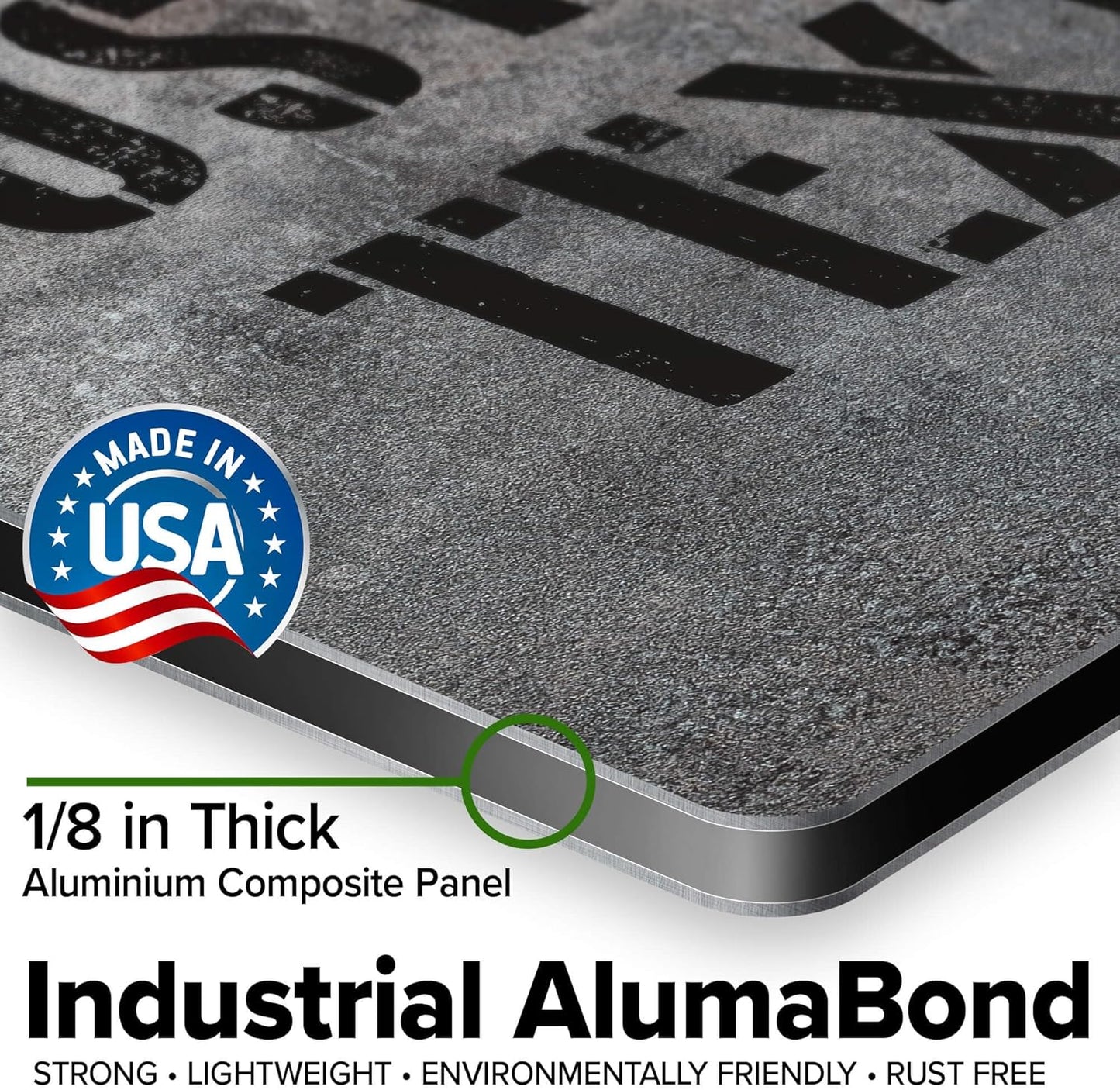 Custom Sign, Custom Street Sign, 11 Font Colors, 13 Font Styles, 4 Hole Options, 22 Sizes, 12x12 Inches, Rust Free DiBound, Fade Resistant, Made in USA by My Sign Center (Grunge Metal)