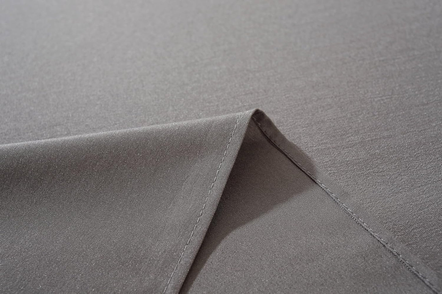 Craft And Party 2 Pack Square Tablecloth 54 x 54 Inch Charcoal Tablecloth, Polyester Fabric Washable Table Cloth for Home, Party, Wedding or Restaurant Use.