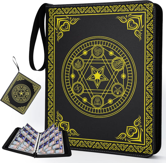 9 Pocket Card Binder for MTG/YGO/PTCG/Game Cards, Holds 900 Cards,Premium Collector Card Album for Standard Cards,Toys Gifts for Kids(MTG)