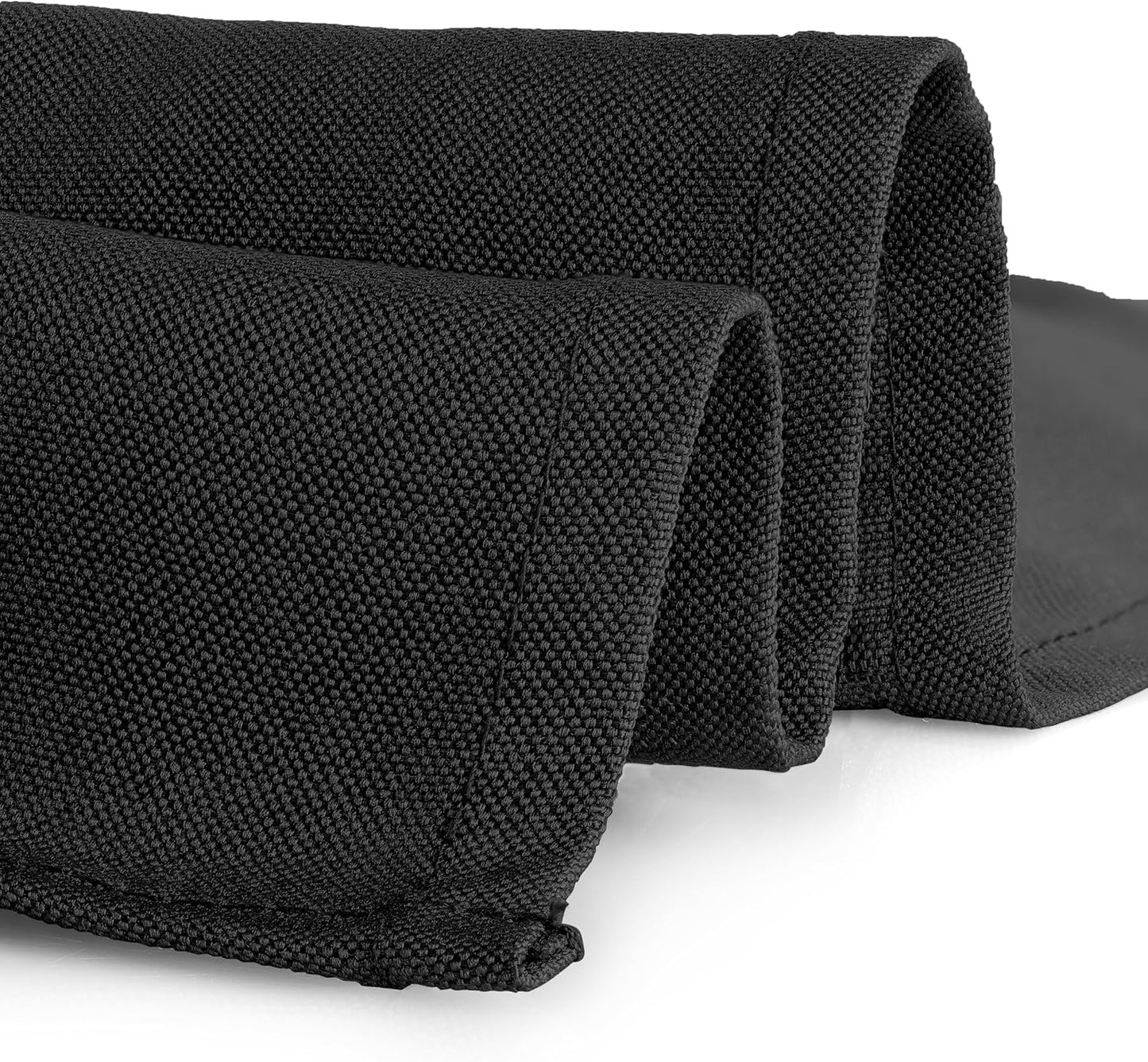 Gee Di Moda Rectangle Tablecloth - 90 x 132" Inch - Black Rectangular Table Cloth for 6 Foot Table in Washable Polyester - Great for Buffet Table, Parties, Holiday Dinner, Wedding & More