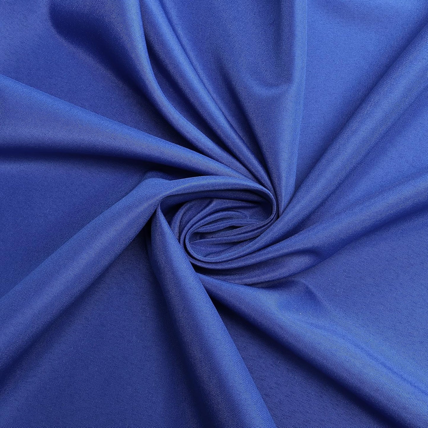 sancua Round Tablecloth - 60 Inch - Water Resistant Spill Proof Washable Polyester Table Cloth Decorative Fabric Table Cover for Dining Tables, Buffet Parties and Camping, Blue