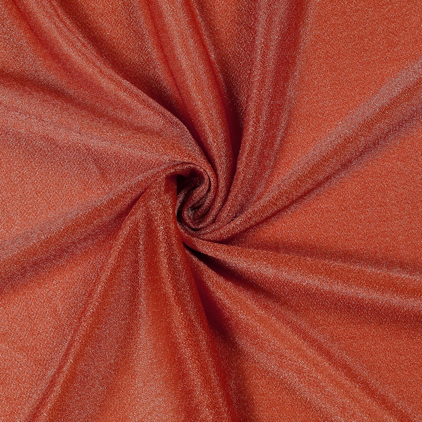 VDS Pack of 1 Panel (30 Inch X 40 Feet) Wedding Arch Draping Fabric Sheer Chiffon Fabric Drapery for Wedding Ceremony Reception Swag Backdrop Canopy Chuppah ARBO Altars Decoration (Terracotta)