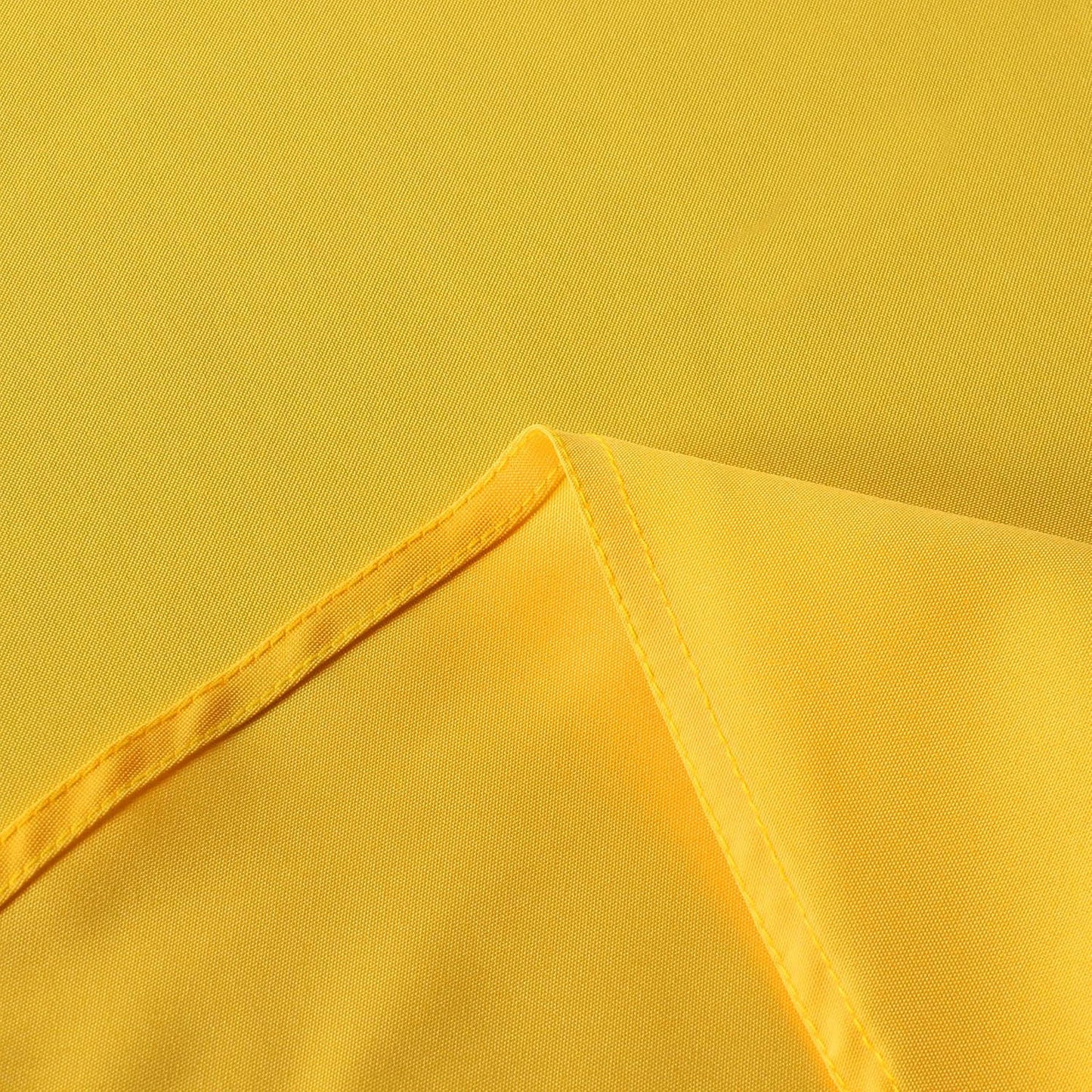 sancua Round Tablecloth - 60 Inch - Water Resistant Spill Proof Washable Polyester Table Cloth Decorative Fabric Table Cover for Dining Tables, Buffet Parties and Camping, Yellow